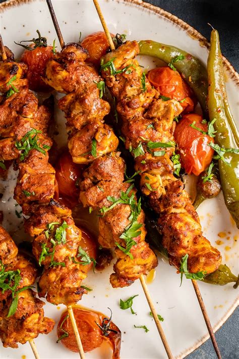 Turkish Baked Chicken Kabobs In Oven Give Recipe