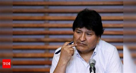 Evo Morales Bolivian Ex President Morales Leaves Argentina On Flight