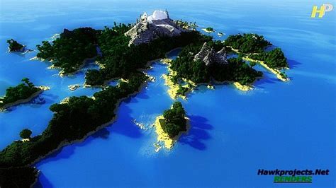 Custom Island Map Minecraft Map