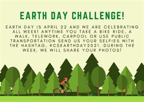 Ways To Celebrate Earth Day 2021 Commuting Solutions