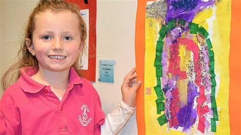 Roma Walk Of Art Opening For Kindy Art Night The Courier Mail