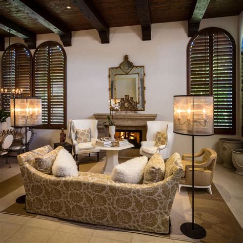 Mediterranean Living Room Boasts Fashionable Furniture Hgtv