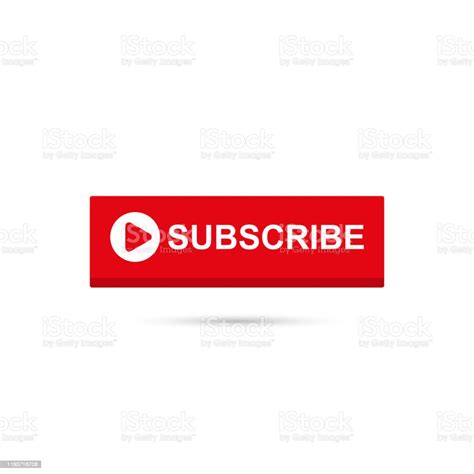 Vector Set Subscribe Button Icon Stock Illustration Download Image