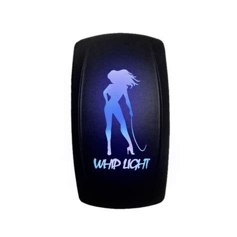 12v Automotive Rocker Switch Carling Etched Sexy Girl Led Whip Light