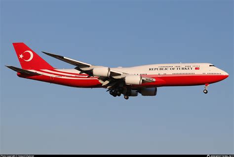 Tc Trk Turkey Government Boeing 747 8zv Bbj Photo By Howard Chaloner