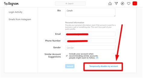 Dapatkan followers dan likes untuk instagram secara gratis dengan menggunakan situs auto lebih dari 474.477 pengguna instagram di indonesia telah menggunakan layanan auto followers instagram ini. Gambar 3 - Cara menonaktifkan IG sementara via laptop, desktop, atau PC | Jual Follower ...