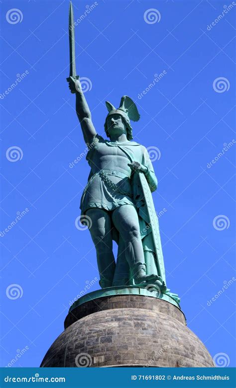 Hermann Monument In Germany Stock Photo Image Of Eine Detmold 71691802