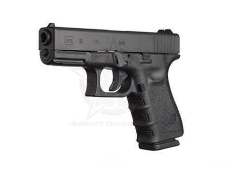 Wg Full Metal Glock 19 6mm Co2 Airsoft Pistol Black A12g19319bn