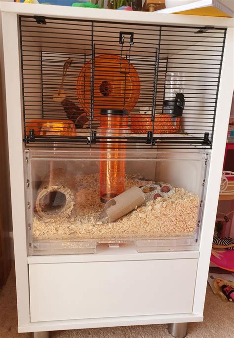 Qute Hamster Gerbil Cage Stylish Hamster House Omlet