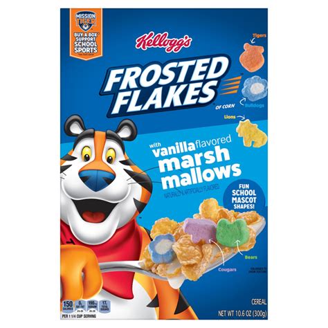 Save On Kelloggs Frosted Flakes Breakfast Cereal With Vanilla