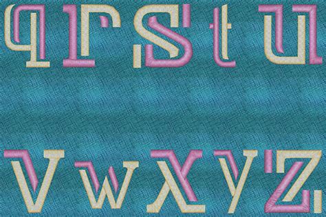 Embroidery Design Split Fonts → Embroidery Designs