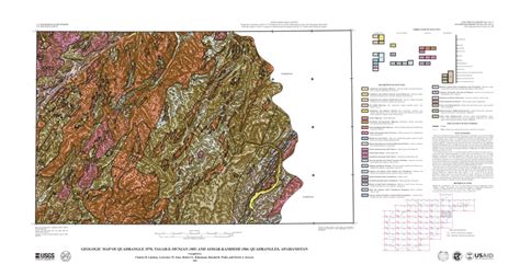 Pdf Geologic Map Of Quadrangle 3570 Tagab E Munjan 505 And Asmar