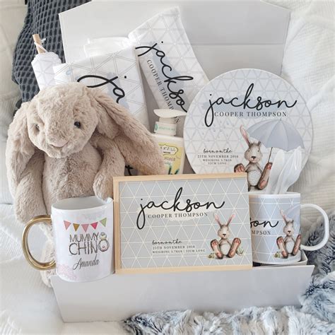 We know what to get for babies. Personalised Baby Gift Box - Snuggle Bunny