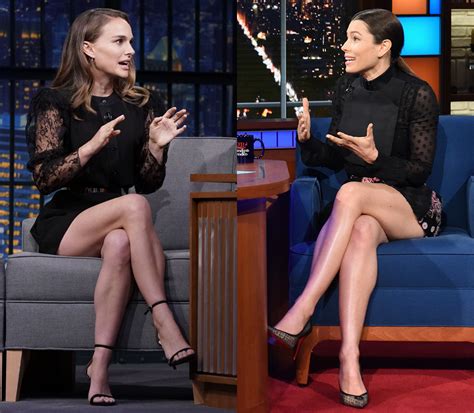 Late Night Legs Group G H Round 2 Natalie Portman Vs Jessica Biel