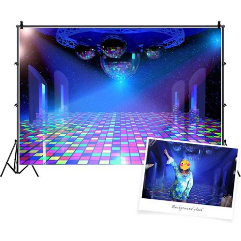 Buy Csfoto 10x7ft Disco Party Backdrop Disco Birthday Party Banner