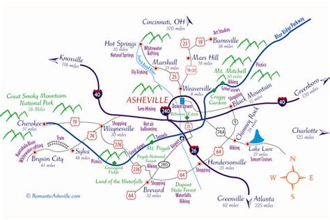 Downtown Asheville Nc Map