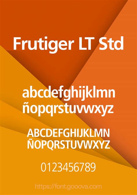 Frutiger Lt Std Light Font Opmnat