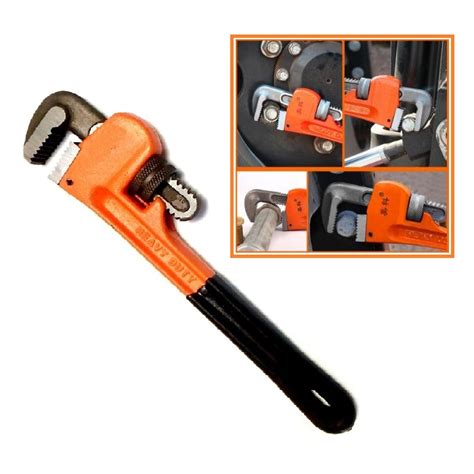 Handtools Heavy Duty Plumbing Tool Adjustable Lyabe Tubo Pipe Wrench 8