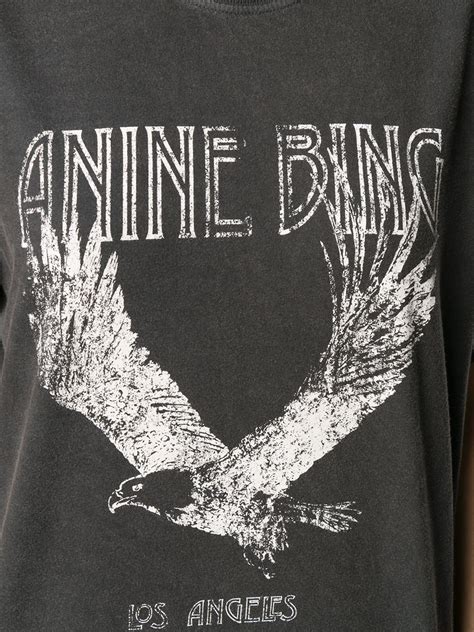 Anine Bing Lili Eagle Print T Shirt Farfetch