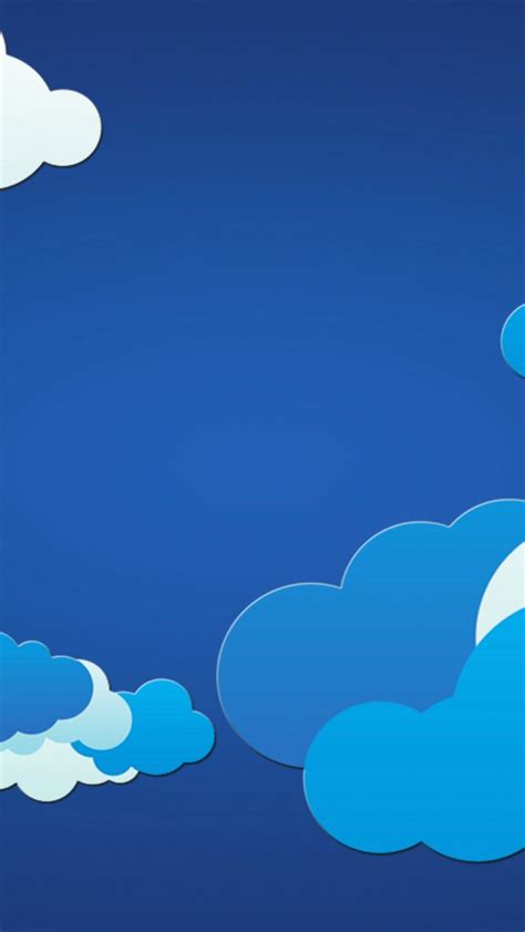 Free Clouds Vector Art Wallpaper For Desktop And Mobiles Iphone 5 5s