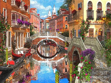 Venetian Waterway Digital Art By Dominic Davison Fine Art America