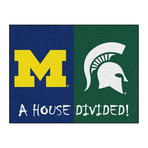 Ncaa Michigan Wolverines Michigan State Spartans 3375x425 House