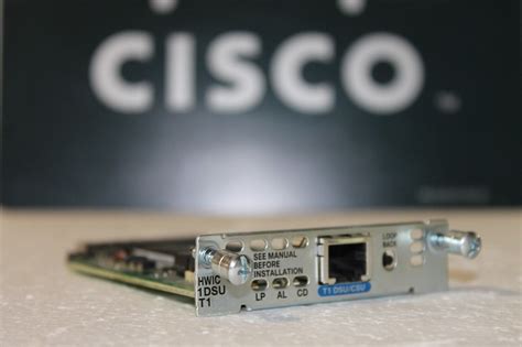 Hwic 1dsu T1 Cisco 1 Port T1fractional T1 Dsucsu Wan Interface Card