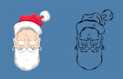 Santa Claus Illustration On Behance