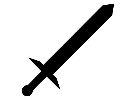 Black Sword Clip Art At Vector Clip Art Online Royalty