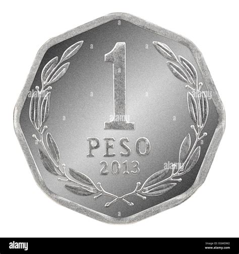 One Chilean Peso Coin Chile Currency Stock Photo Alamy