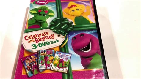 Barney Celebrate With Barney Dvd Movie Collection Youtube