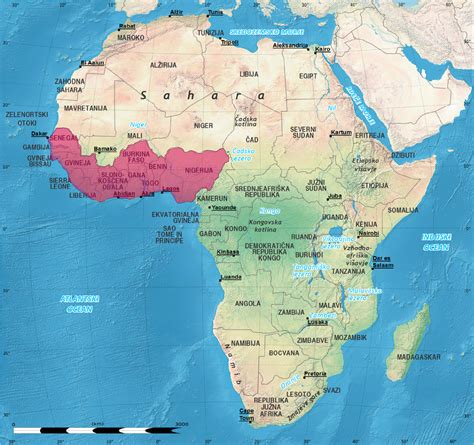 Politicka Karta Afrike