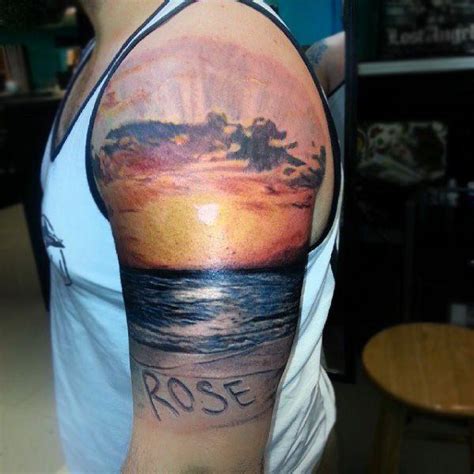 Update 83 Sunset Ocean Tattoo Best Incdgdbentre
