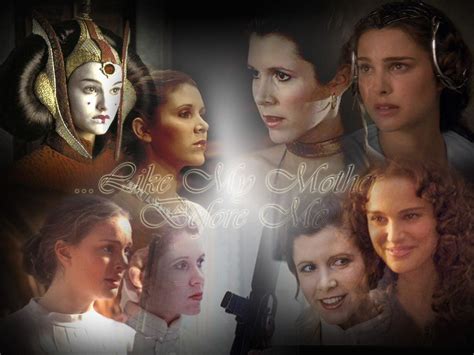 Mother And Daughterpadme Amidala And Leia Skywalker Star Wars Star