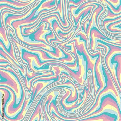 Marble Texture Rainbow Pastel Tones Psychedelic Background Fantasy