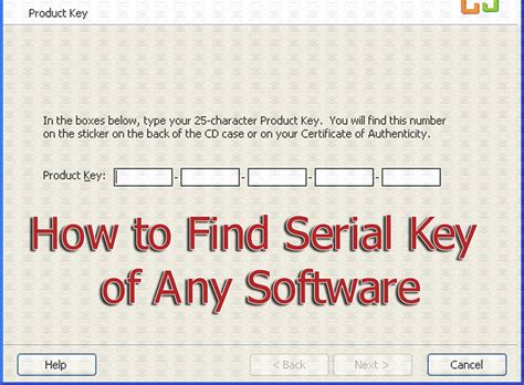 How To Find Serial Key Of Any Software