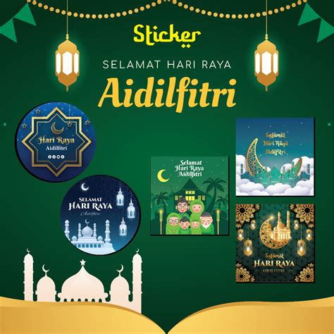 Promotion Hari Raya Aidilfitri Sticker Shopee Malaysia