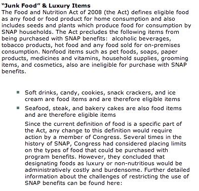 On average, each person received $125.32 each month in food assistance. List of Eligible Food Stamp Items - Food Stamps Now