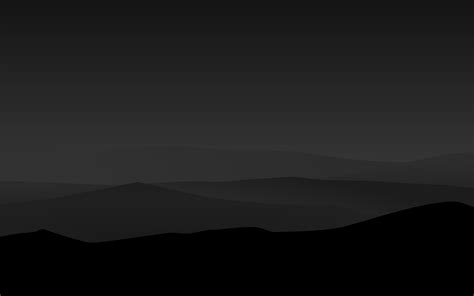 2560x1600 Resolution Dark Minimal Mountains At Night 2560x1600