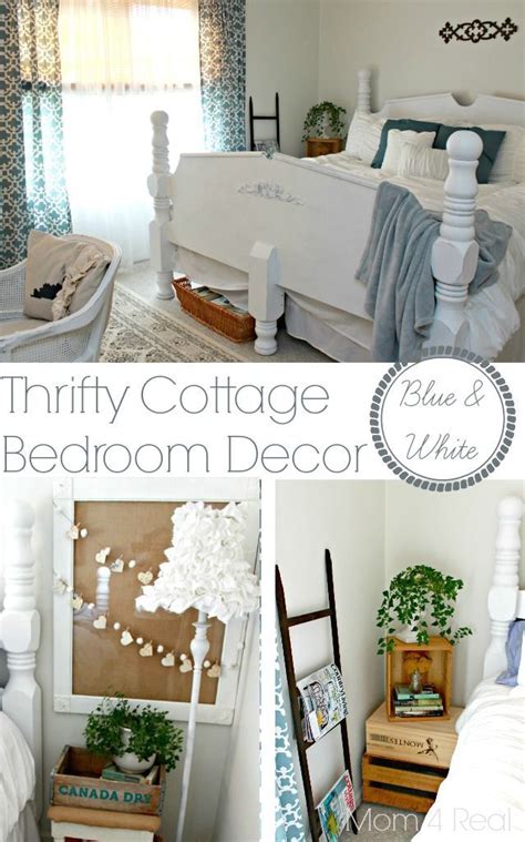Thrifty Blue And White Cottage Bedroom Decor Cottage Bedroom Decor