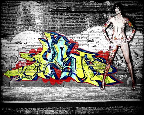 Free Download Graffit Girl Graffiti Wall Sexy Girl Hd Wallpaper