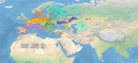 Diachronic Map Of Early Neolithic Migrations Ca 5000 4000 Bc