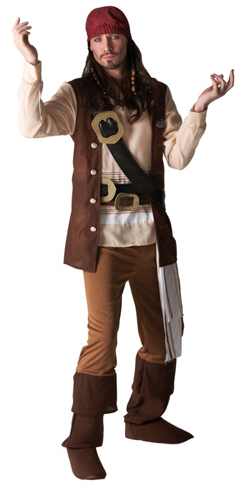 Déguisement Jack Sparrow Costume Pirate Des Caraïbes Soirée à Thème