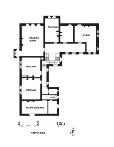 denah rumah minimalis bentuk  terbaru red house plan  elevation