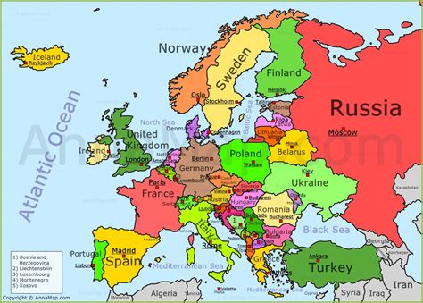 Physical Map Of Europe For Kids The Image Kid Has It