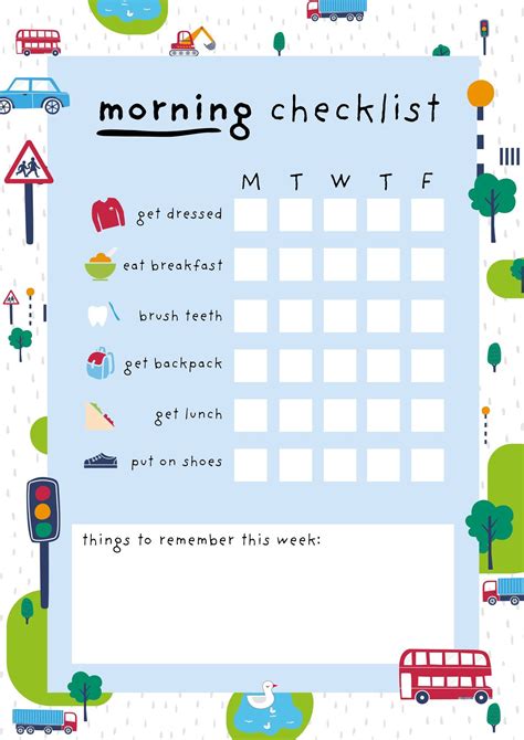 Establish A Morning After School Routine With Our Printable Checklists