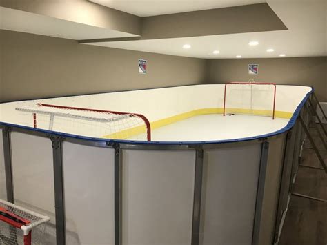 Basement Hockey Rink 15 X 31 Hockey Room Boys Hockey Room