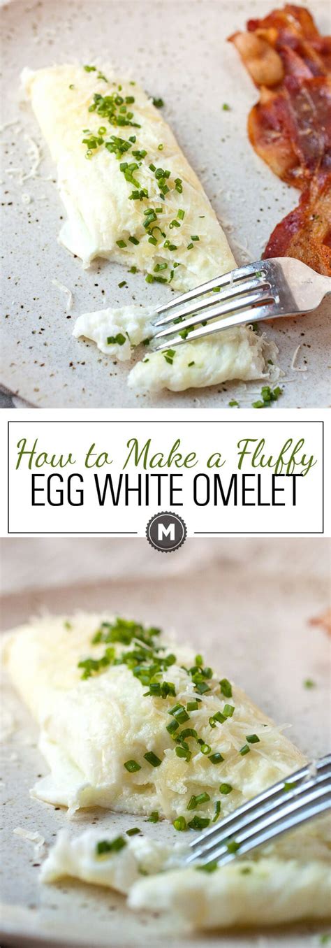 Eating eggs (the yolk included!) any time of day is a delicious and simple way to advance your weight loss goals. How to Make a Fluffy Egg White Omelet ~ Macheesmo | Recipe | Egg white recipes, Food, Healthy ...