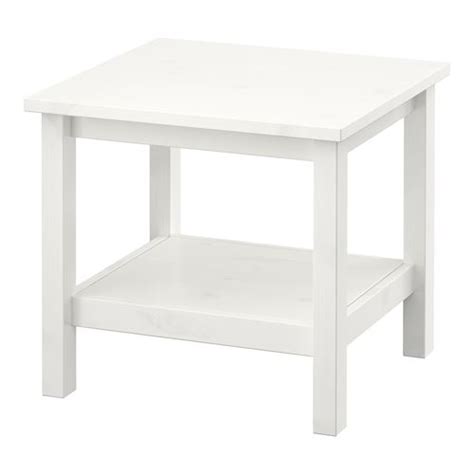 Check out the traditional style and solid wood of our hemnes series. HEMNES side table white 55x55 cm | IKEA Living Room