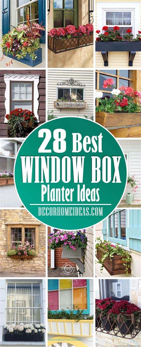 26 Best Window Box Planter Ideas To Add Floral Charm To Your Home In